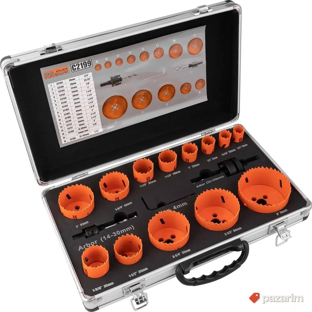Richmann C2199 Set Bimetalnih Kruna (HSS M3) – 16 delova 1