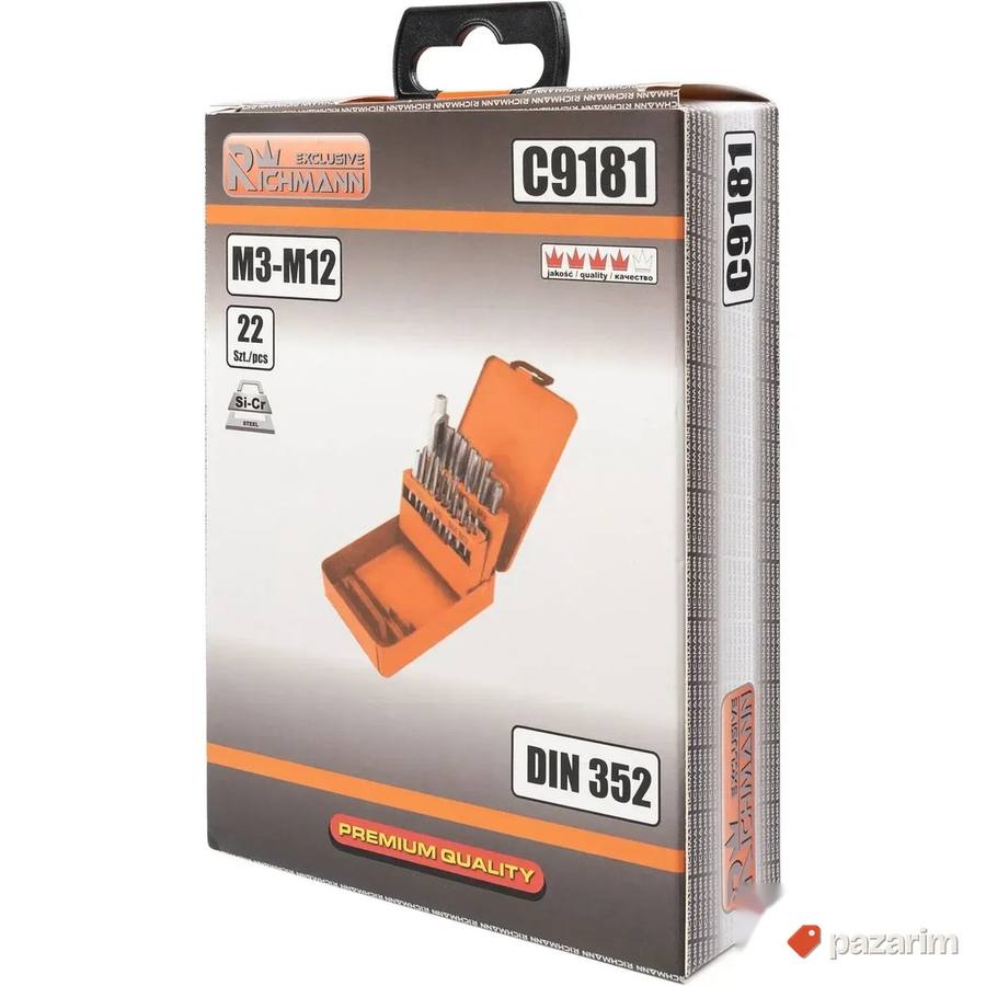Richmann Exclusive C9181 Set ureznica M3-M12 (22 dela) 3
