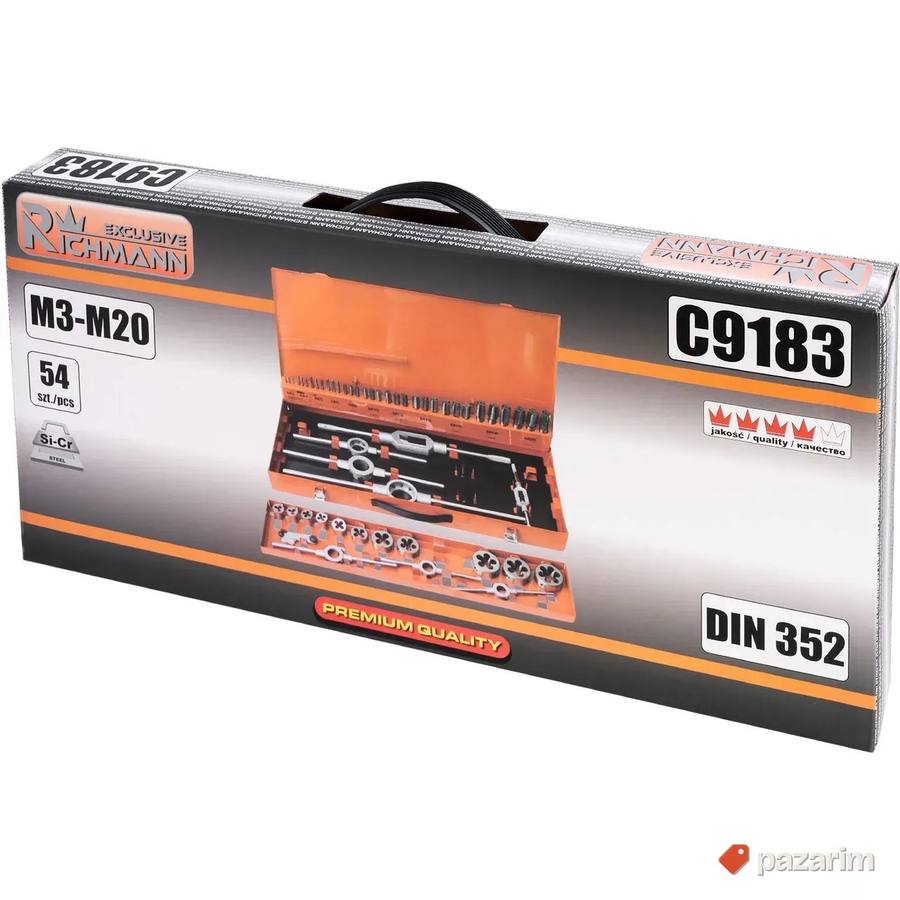 Richmann SET Ureznica i Nareznica M3-M20 / 55 delova / C9183 4