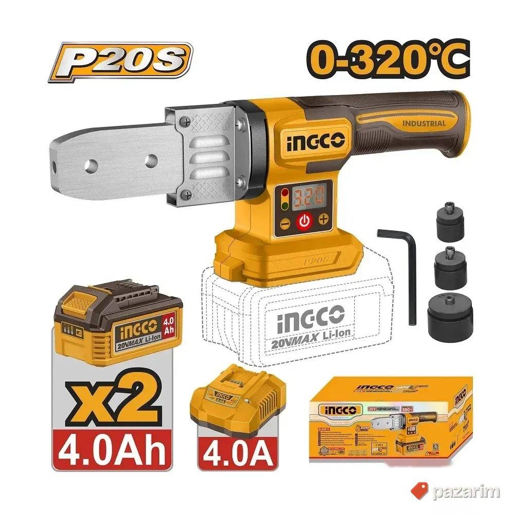 Ingco Aku Pegla za PVC cevi 20V + 2 baterije - PTWTLI20182 1