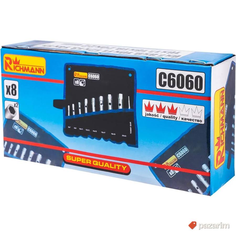 Richmann C6060 Set cevastih ključeva 8-22mm (8 delova) 3