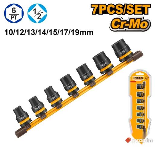 INGCO Set udarnih nasadnih ključeva za ALU felne 1/2" HKISSD