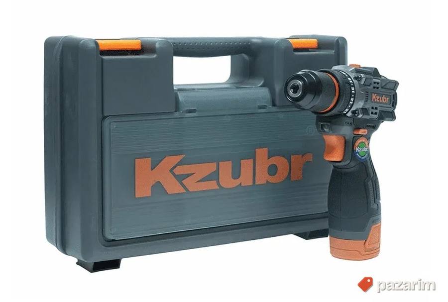 KZUBR Aku Bušilica / Odvijač 16.8V Set sa 2 Baterije + Kofer 3