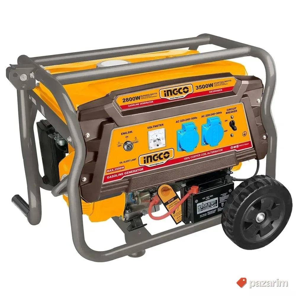 INGCO Benzinski generator 3.5kW GE35006ES sa elektro startom 1