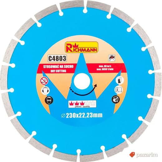 Dijamantska ploča za beton Richmann C4803 (230x22.23mm)