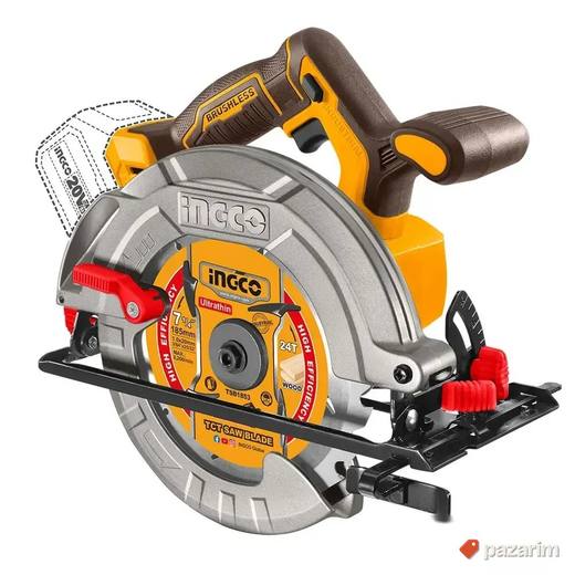 INGCO Aku cirkularna testera 185mm CSLI1851 - Brushless SOLO
