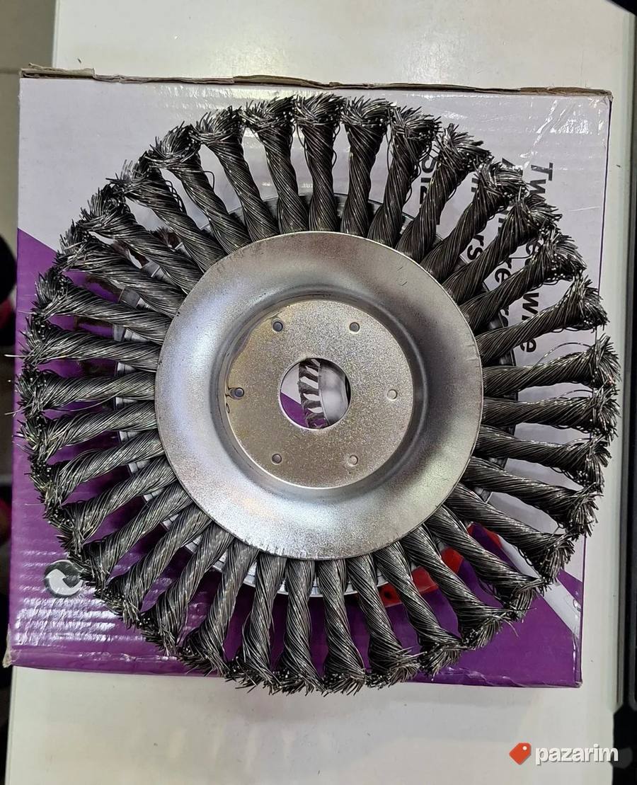 Čelična Četka za Trimer Pletena Žica 8 inča (200mm) 2