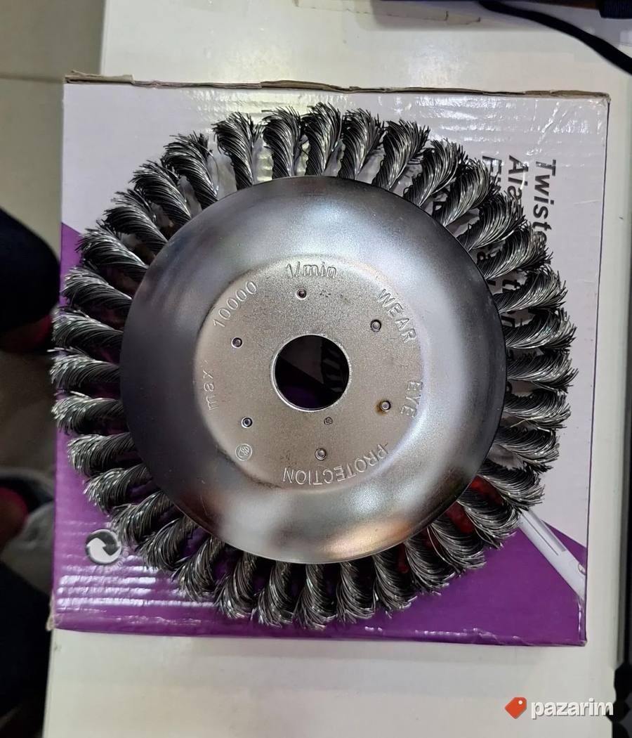 Čelična Četka za Trimer Pletena Žica 8 inča (200mm) 3