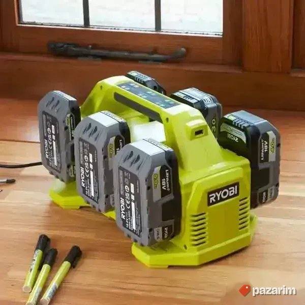 Ryobi RC18640 Punjač sa 6 Portova 18V ONE+ 4A 2