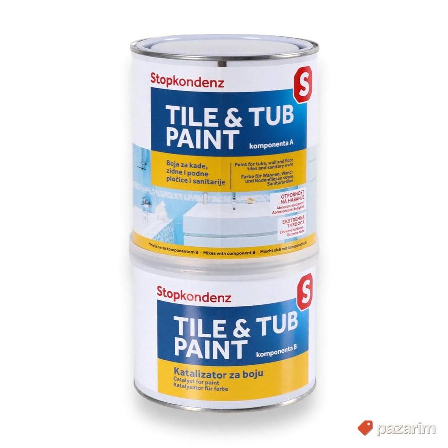Stop Kondenz Tile & Tub Paint - Boja za pločice i kadu 750ml 2