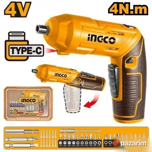 INGCO Aku Mini Odvijač 4V CSDLI04425 + 24 Dodatka 1