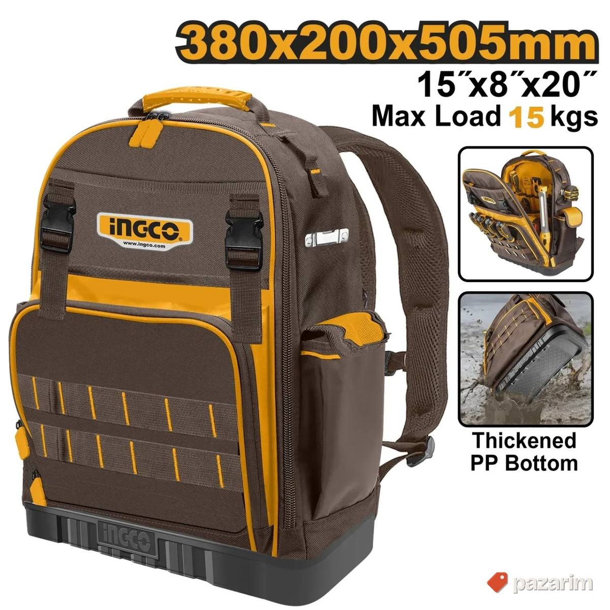 INGCO Ranac Za Alat HBP03028 Profesionalni (Nosivost 15kg) 1