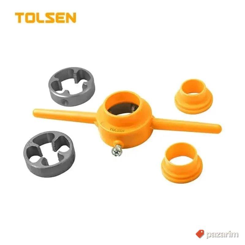 TOLSEN 33008 Set za narezivanje navoja na PVC cevima (1/2" - 1