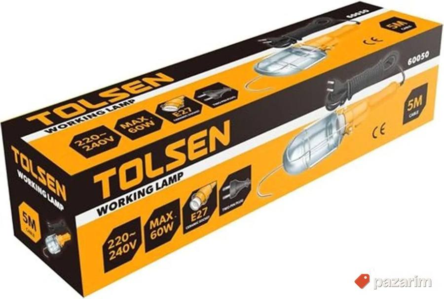 TOLSEN Radionička Štek Lampa 10m / 60W (60051) 5