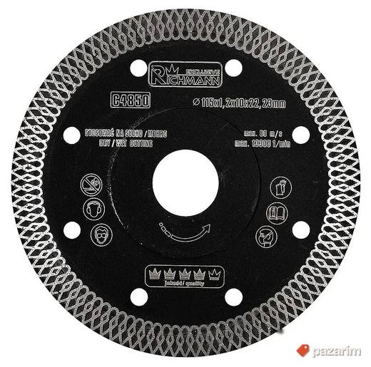 Richmann Ultra Tanka Dij. Ploča za Keramiku 115mm - PREMIUM