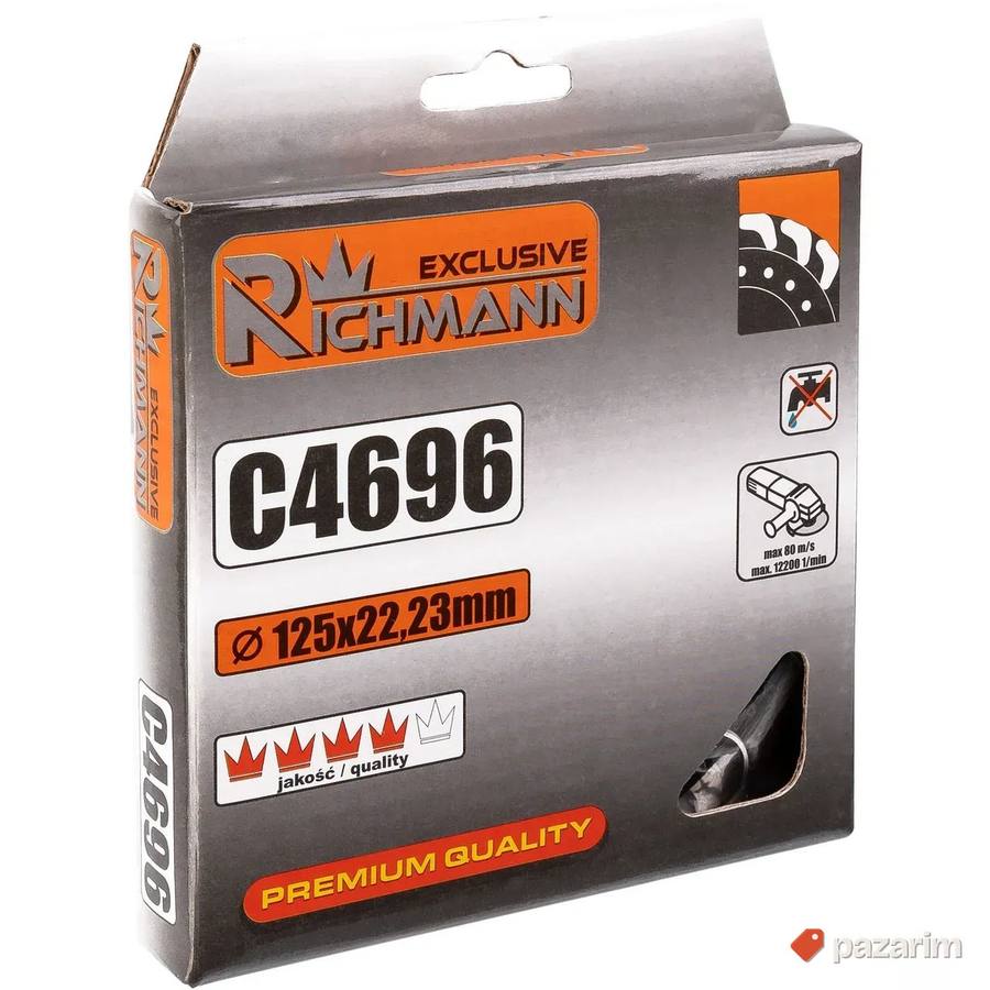 Richmann C4696 Dijamantska Ploča za Brušenje Betona 125mm 3