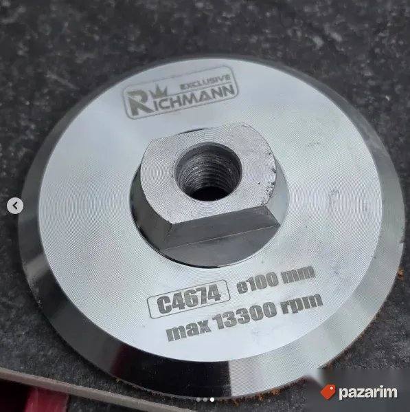 Richmann alum. nosač dijamantskih polir jastučića 100mm 2