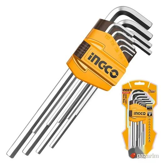 INGCO HHK11092 Set Imbus Ključeva 1.5-10mm 9KOM INDUSTRIAL