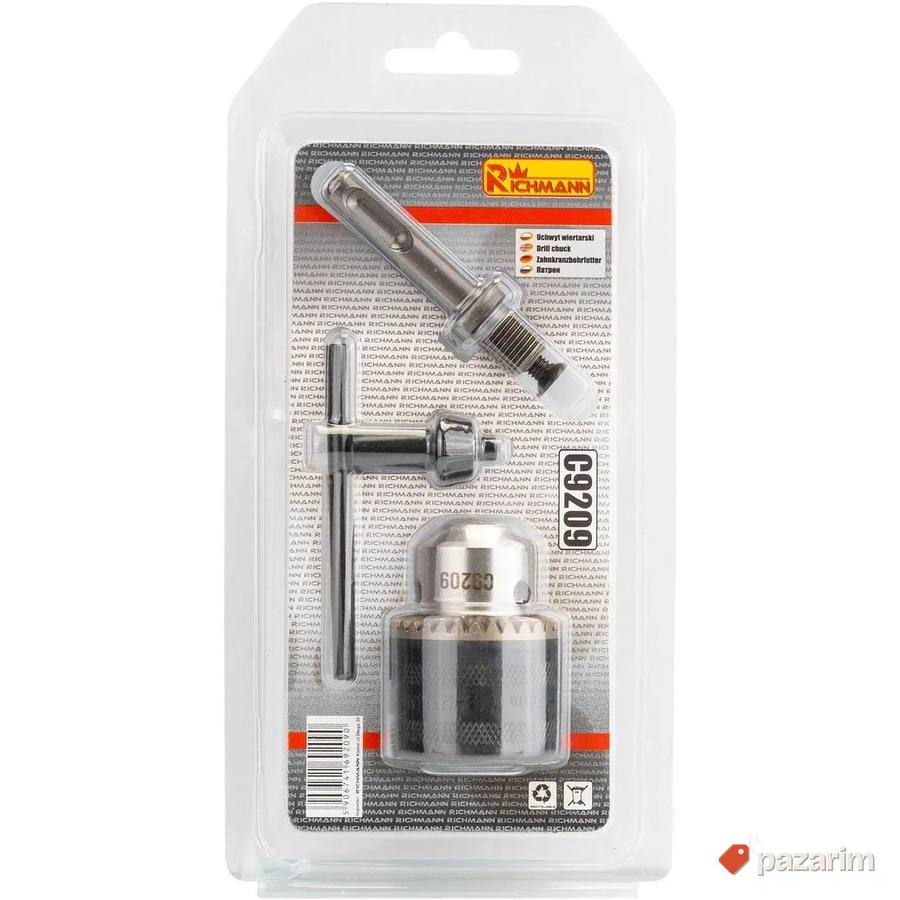 RICHMANN Metalni futer sa ključem i SDS+ adapterom 1.5-13mm 2