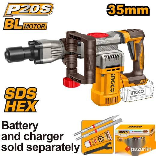 CDBLI20358 Aku hamer HEX 35MM 16J SUPER INGCO