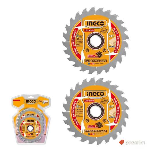 INGCO TSB1403 List testere za drvo 140mm 24T (Set 2 kom)