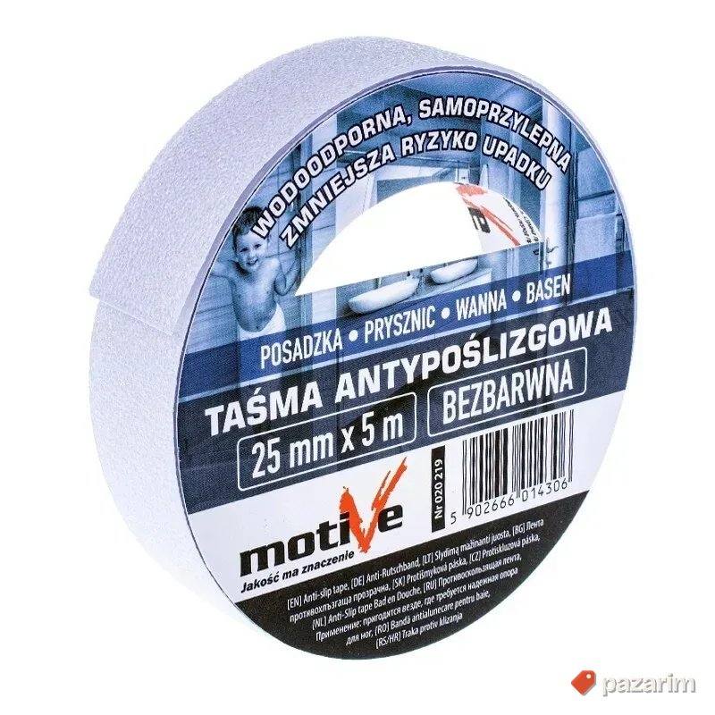 Motive Vodootporna Protivklizna Traka Providna 25mm x 5m 1