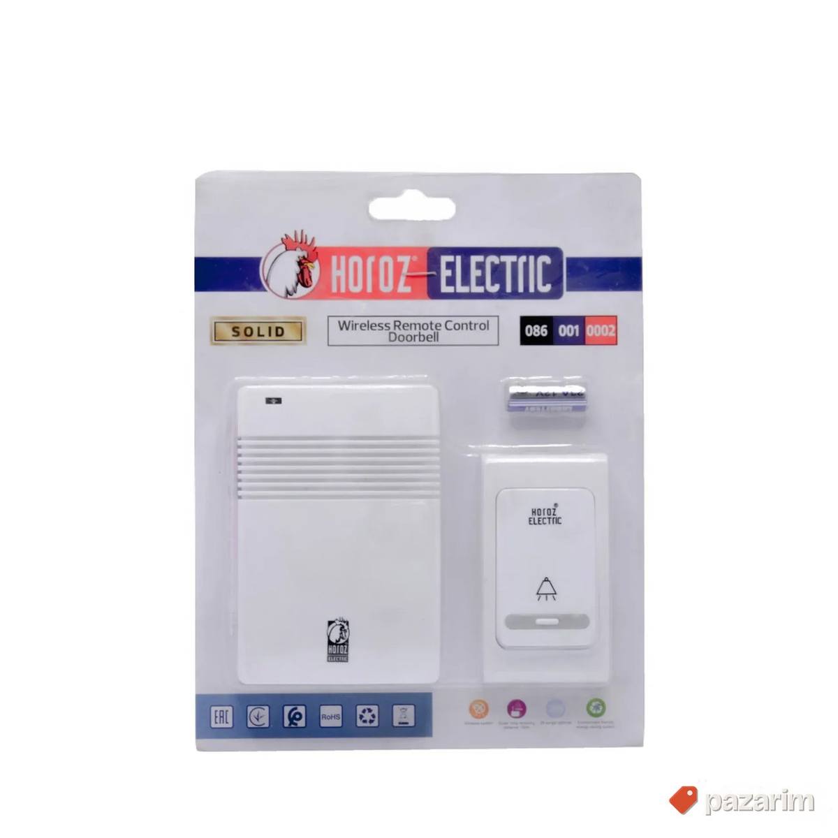 Bežično zvono za vrata HOROZ ELECTRIC Model: 086-001-0002 1