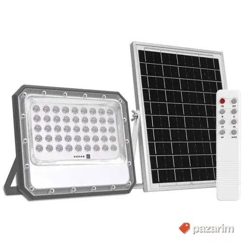 LYNCO Solarni LED Reflektor 100W 6500K Sa Panelom i Daljinsk