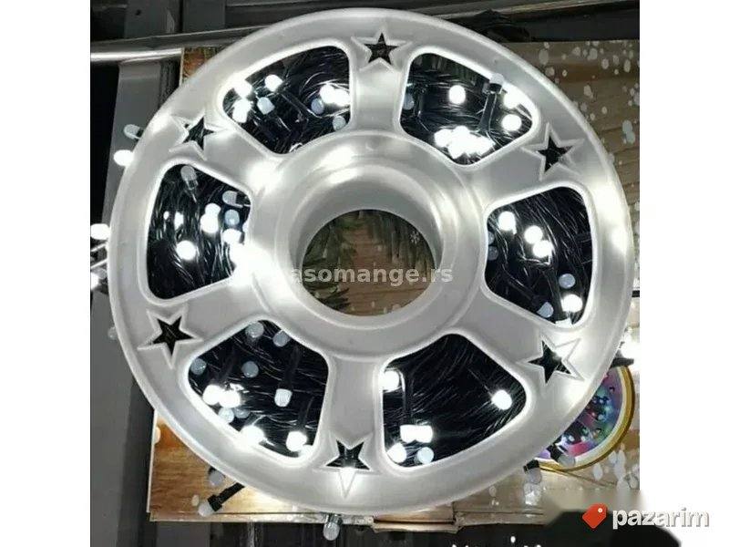 Zavese za Dekoraciju 3x3m Vise boja Led Creva Lampioni Kugle 7
