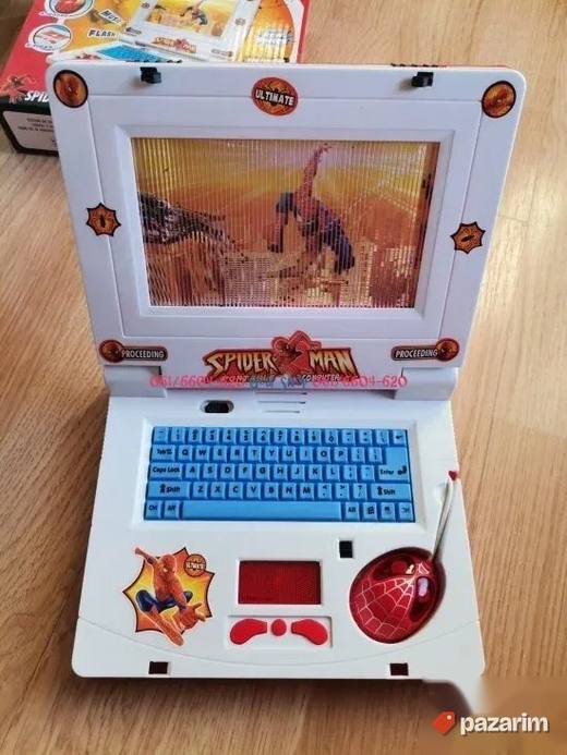 Muzicki Laptop za Decu Spajdermen Laptop Igrac