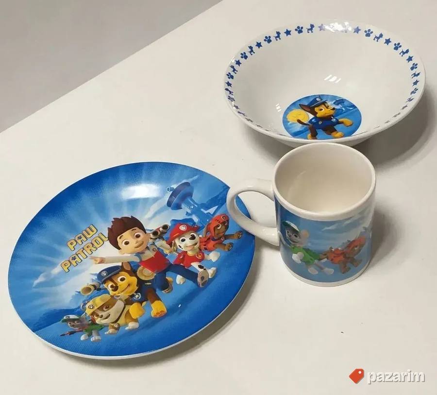 Trodelni set Patrolne Sape Stitch Spiderman Posteljine 3/1 3