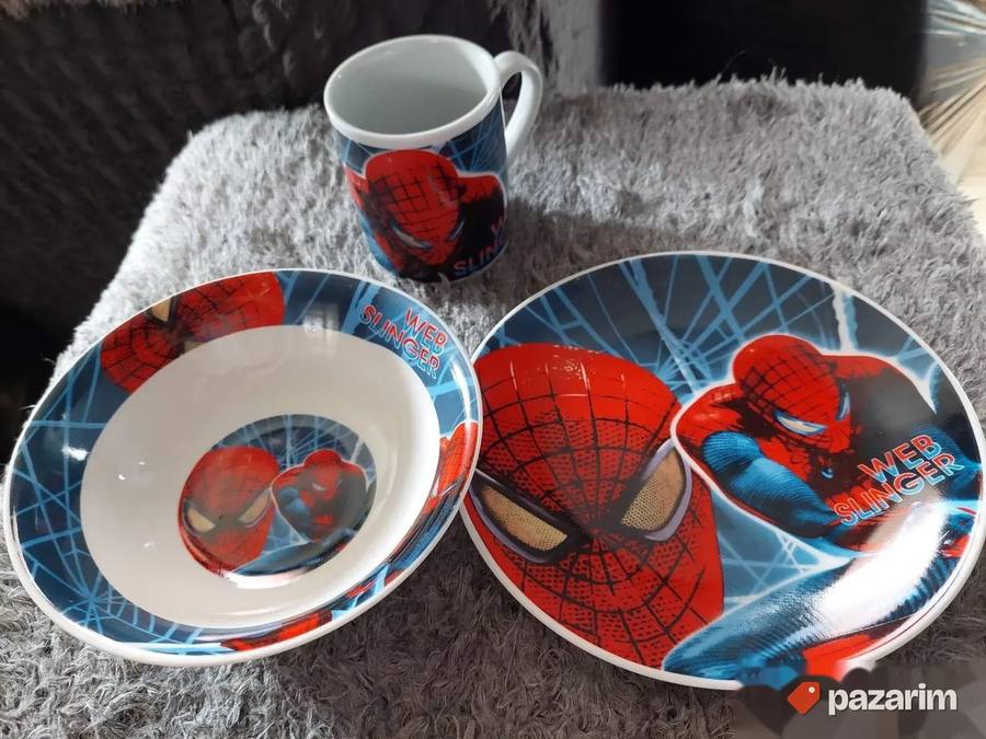 Trodelni set Patrolne Sape Stitch Spiderman Posteljine 3/1 5