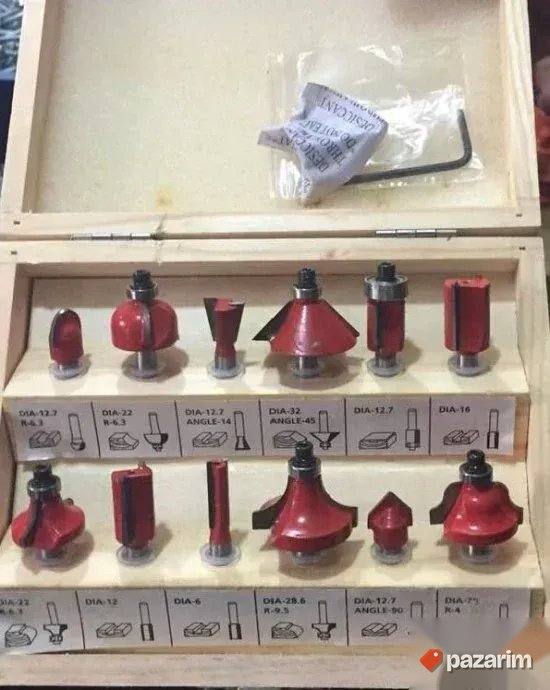 Frejzeri za drvo Set 12kom Oberfrezer Makita 6mm Novo Akcija 2