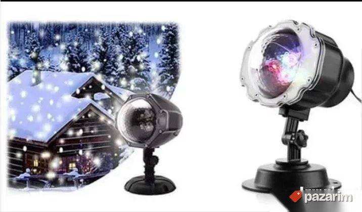 LED Projektor Snezne Pahulje 1