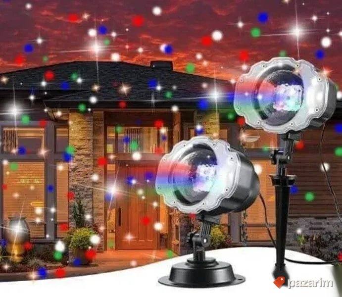 LED Projektor Snezne Pahulje 2