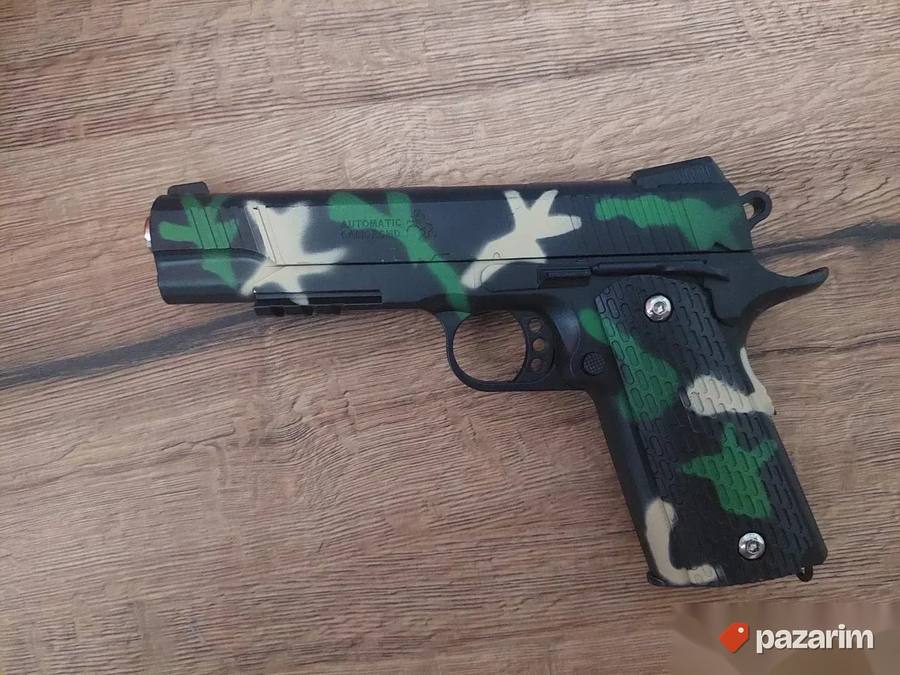 Metalni Pistolj Igracka Za Decu Desert Warrior 5