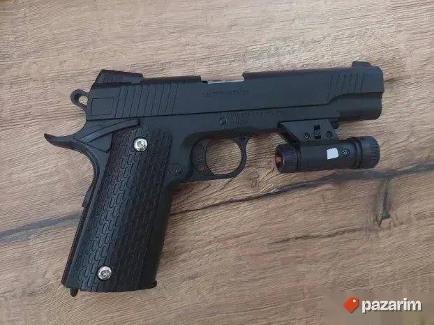 Metalni Pistolj Igracka Za Decu Desert Warrior 8