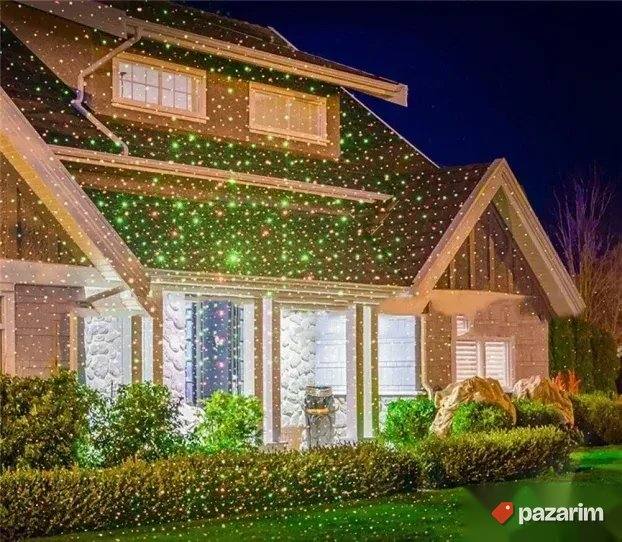 LED Snezni Projektor NOV Projektor za Sneg RGB AKCIJA 5