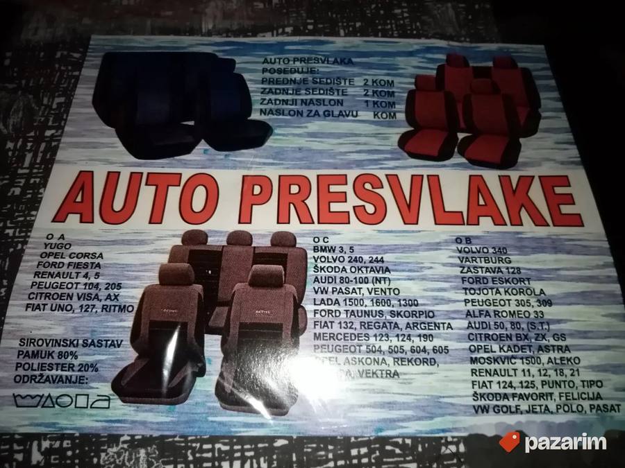 Komplet Presvlake Vise Modela Nadzorne Kamere Novo 3