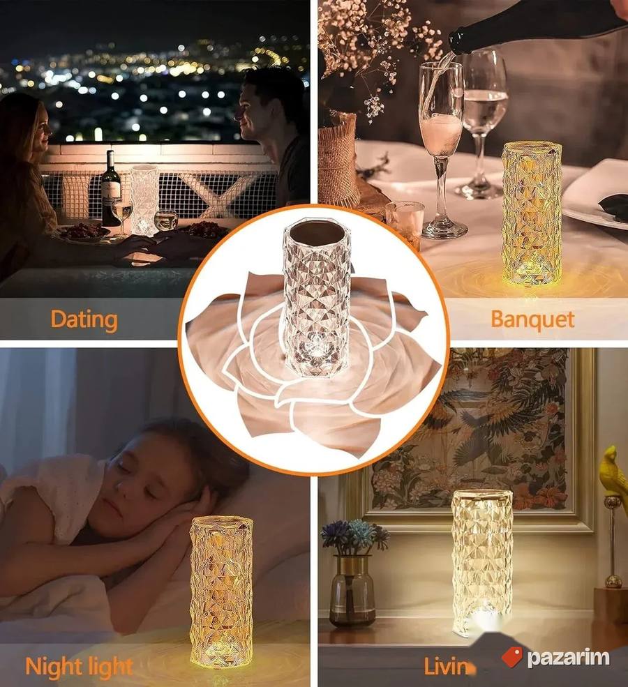 Lampa Sa Daljinskim Stona Vise Boja+Lampa Projektor Na Dalji 3