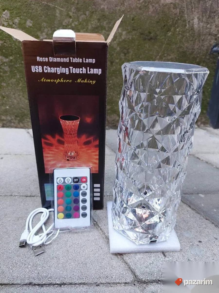 Lampa Sa Daljinskim Stona Vise Boja+Lampa Projektor Na Dalji 7
