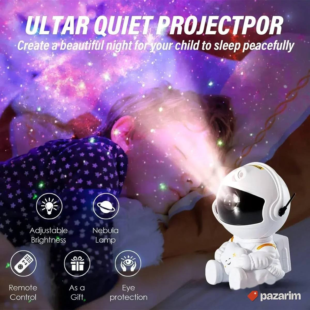 Projektor Galaksija Astronaut NOV Zvezdano Nebo 1
