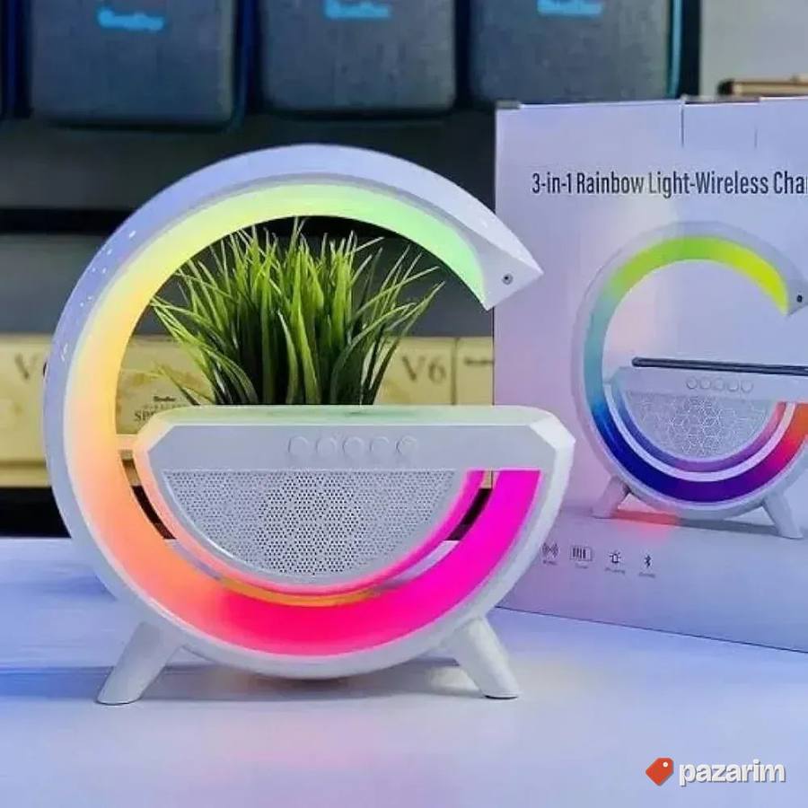 3 u 1 Pametna RGB Lampa G Lampa Zvucnik i Punjac NOVA 2