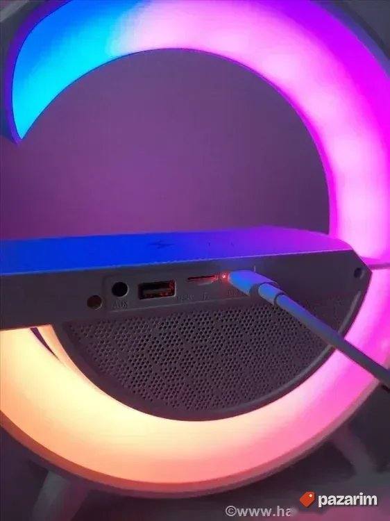 3 u 1 Pametna RGB Lampa G Lampa Zvucnik i Punjac NOVA 8