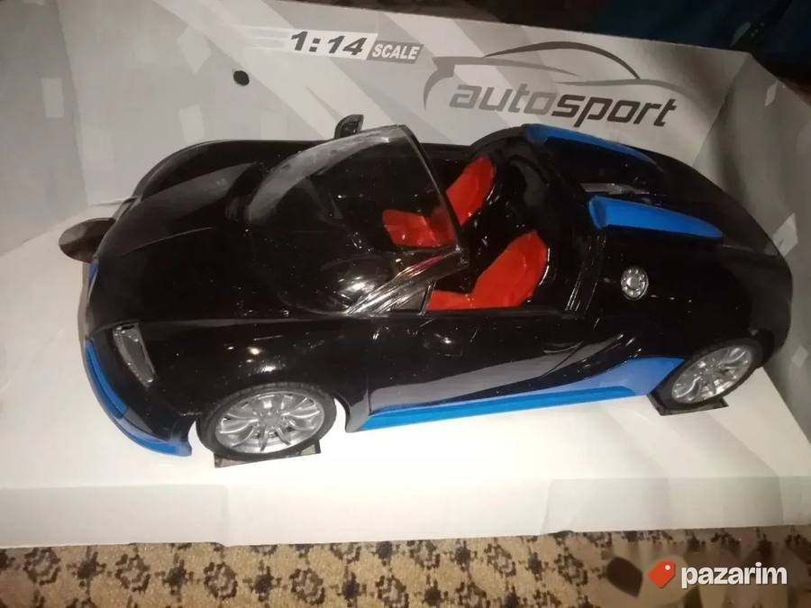 Igracka na Daljinski NOV Kabriolet Auto Ogroman 1:14 7