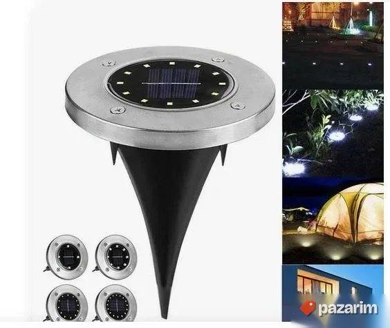 Disk Lampe Solarne Lampe LED za Bastu, Terasu, Saksiju 6