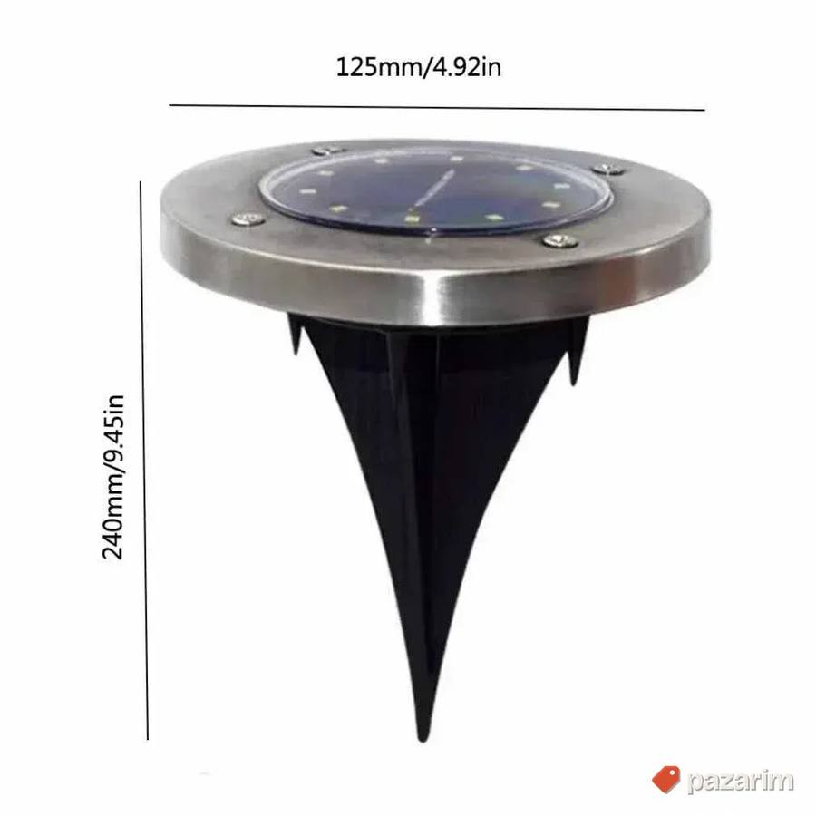 Disk Lampe Solarne Lampe LED za Bastu, Terasu, Saksiju 8