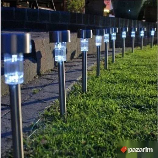 10 Kom. NOVE Inox Lampe Solarne Lampe od Nerdjajuceg Celika