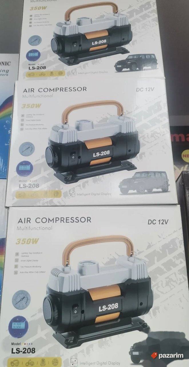 Kompresor Za Pumpanje Guma 12V 350wNovo 2