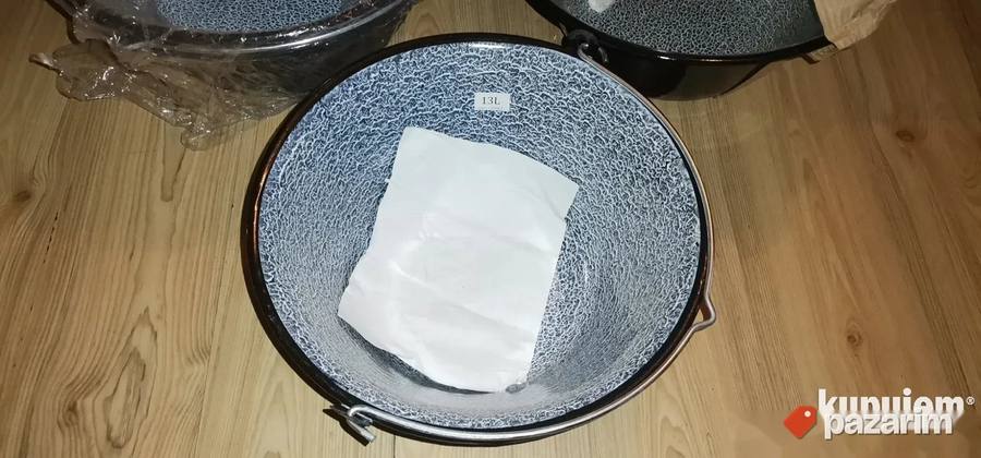 Kotlici Tronozci Emajlirani 10-20l Novo Akcija 4